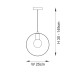 Пендел Endon 97664 HOOP
