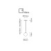Пендел FABBIAN F07 A17 01 LUMI SFERA