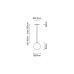 Пендел FABBIAN F07 A19 01 LUMI SFERA