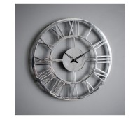 Gallery Direct 5016087895380 Pavia Large Wall Clock Polished Aluminium