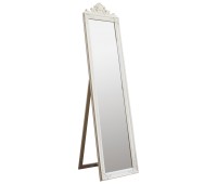 Gallery Direct 5055299433560 Lambeth Wood Cheval Mirror White 