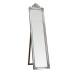 Gallery Direct 5055299433942 Lambeth Wood Cheval Mirror Silver 