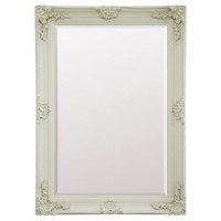 Gallery Direct 5055299438107 Abbey Rectangle Mirror Cream 