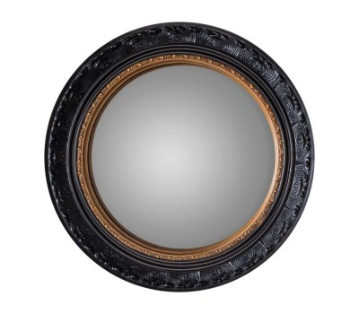 Огледало Gallery Direct 5055299468494 Langford Convex Mirror Black With Gold 