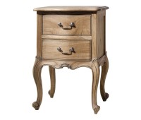 Gallery Direct 5055299491911 Chic Bedside Table Weathered