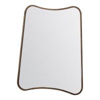 Огледало Gallery Direct 5055999207386 Kurva Gold Rectangle Mirror
