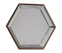 Gallery Direct 5055999217385 Pacific Hexagon Mirror Set of 6pc.