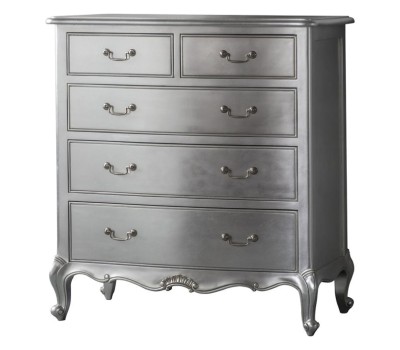 Комод Gallery Direct 5055999223935 Chic 5 Drawer Chest Silver