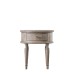 Gallery Direct 5055999224307 Mustique Round 1 Drawer Side Table 