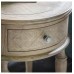 Gallery Direct 5055999224307 Mustique Round 1 Drawer Side Table 