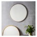 Gallery Direct 5055999227889 Higgins Round Mirror Antique Silver 