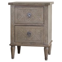 Шкаф Gallery Direct 5055999237659 Mustique 2 Drawer Bedside Table 