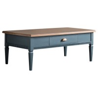 Gallery Direct 5055999243704 Bronte 1 Drawer Coffee Table Storm 