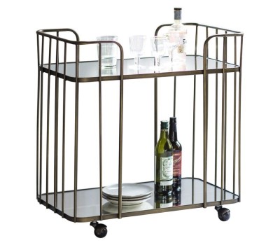 Помощна маса с колелца Gallery Direct 5055999244923 Verna Drinks Trolley Bronze