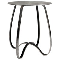 Помощна маса Gallery Direct 5055999251235 Omar Side Table Silver