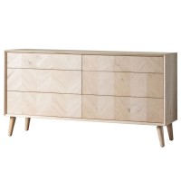 Gallery Direct 5055999252089 Milano 6 Drawer Chest 