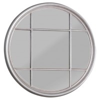 Gallery Direct 5055999253185 Eccleston Round Mirror Silver