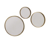 Gallery Direct 5055999253390 Rico Mirrors Natural Set Of 3