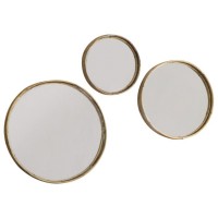 Gallery Direct 5055999253390 Rico Mirrors Natural Set Of 3