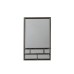 Gallery Direct 5055999253710 Milton Mirror Rectangle