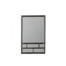Gallery Direct 5055999253710 Milton Mirror Rectangle