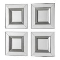 Gallery Direct 5055999254731 Madrid Square MirrorSet of 4pc.