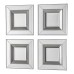 Gallery Direct 5055999254731 Madrid Square MirrorSet of 4pc.
