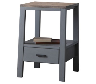 Помощна маса Gallery Direct 5055999254854 Sherwood Smoked Grey Side Table 