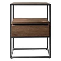 Помощна маса Gallery Direct 5055999254885 Balham Smoked Side Table