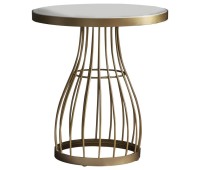 Помощна маса Gallery Direct 5055999255844 Southgate Side Table Champagne 