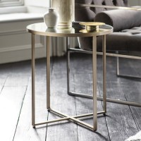 Gallery Direct 5055999255936 Torrance Side Table Silver