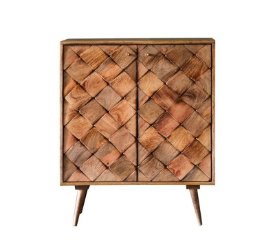 Gallery Direct 5056272006603 Tuscany 2 Door Sideboard Burnt Wax