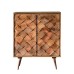Gallery Direct 5056272006603 Tuscany 2 Door Sideboard Burnt Wax