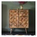Gallery Direct 5056272006603 Tuscany 2 Door Sideboard Burnt Wax