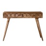 Помощна маса Gallery Direct 5056272006610 Tuscany Console Table Burnt Wax