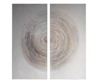Картина Gallery Direct 5056272083888 Amber Spiral Textured Art Canvas
