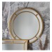 Gallery Direct 5056315929326 Sinatra Round Mirror Gold 