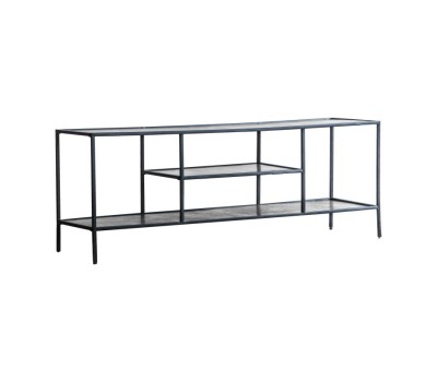 Gallery Direct 5056315929876 Hadston Media Unit Antique Silver