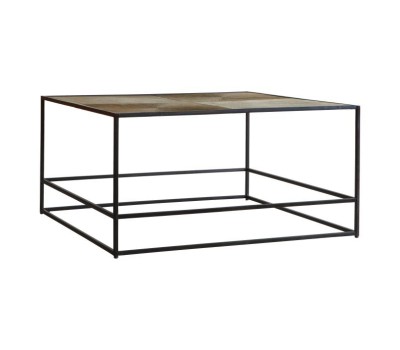 Маса за кафе Gallery Direct 5056315929920 Hadston Coffee Table Antique Gold