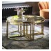Помощна маса Gallery Direct 5056315930551 Moresco Coffee Table Gold