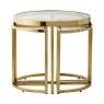 Gallery Direct 5056315930568 Moresco Side Table Gold 