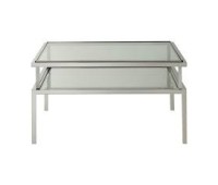 Маса за кафе Gallery Direct 5056315930605 Salerno Coffee Table Silver