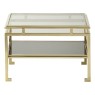 Gallery Direct 5056315930650 Cosenza Side Table Gold