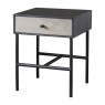 Помощна маса Gallery Direct 5056315930810 Carbury 1 Drawer Bedside Table
