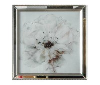 Gallery Direct 5056315931954 White Peony Framed 