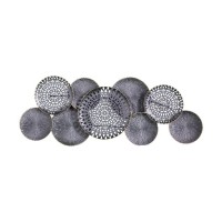 Gallery Direct 5056315932203 Alga Metal Wall Art Silver