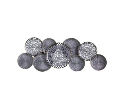 Gallery Direct 5056315932203 Alga Metal Wall Art Silver
