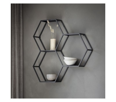 Декорация за стена Gallery Direct 5056315932272 Heston Metal Wall Storage