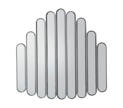 Gallery Direct 5056315932401 Monarch Shiny Silver Mirror