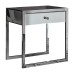 Gallery Direct 5056315932463 Cutler 1 Drawer Mirrored Side Table 